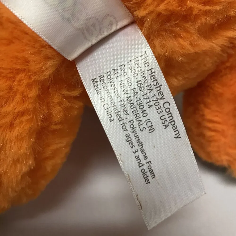 Hersheys Reese’s Bear Plush Orange Baseball Cap‎ Hat Stuffed Animal Toy 10